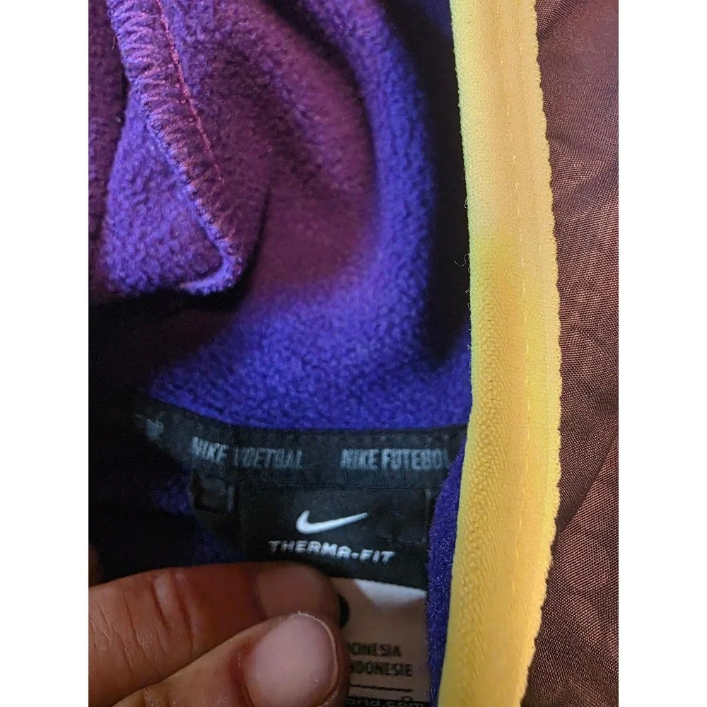 Nike Therma-FIT Mens Jacket Purple Multi Color Full Zip Hoodie